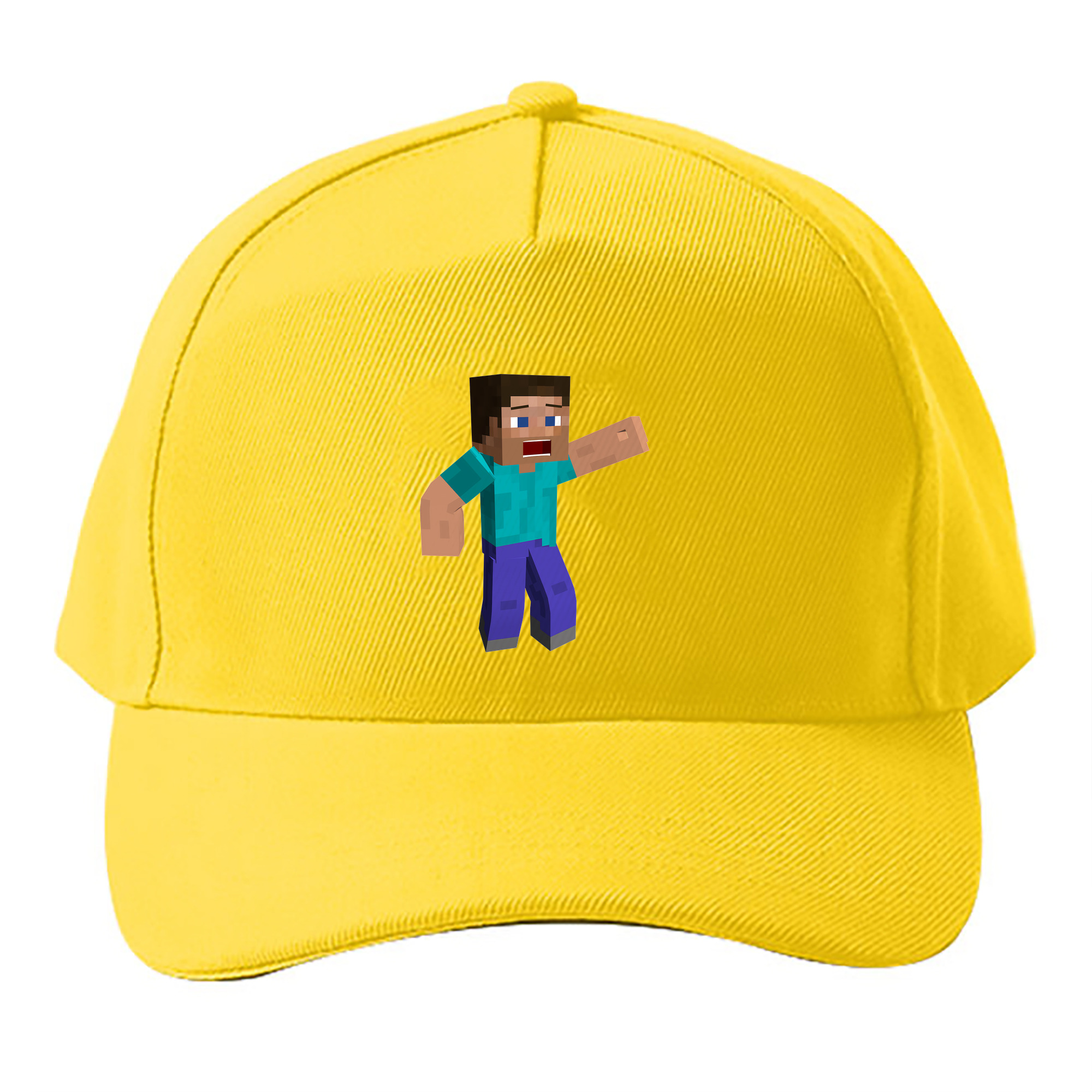 （画像用） マインクラフト ブロックの世界 Minecraft MC Block world ベースボールキャップ 綿100％ 男女兼用 帽子 スポーツ